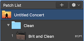 Patch List Concert