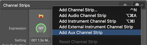 Add Aux Channel