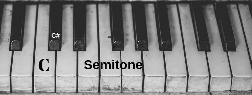 What is a semitone?