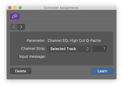 controller assignments in logic x